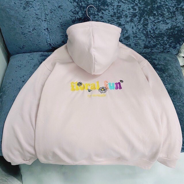 Áo khoác nỉ FLORAL FUN chất PE mềm mịn form chuẩn