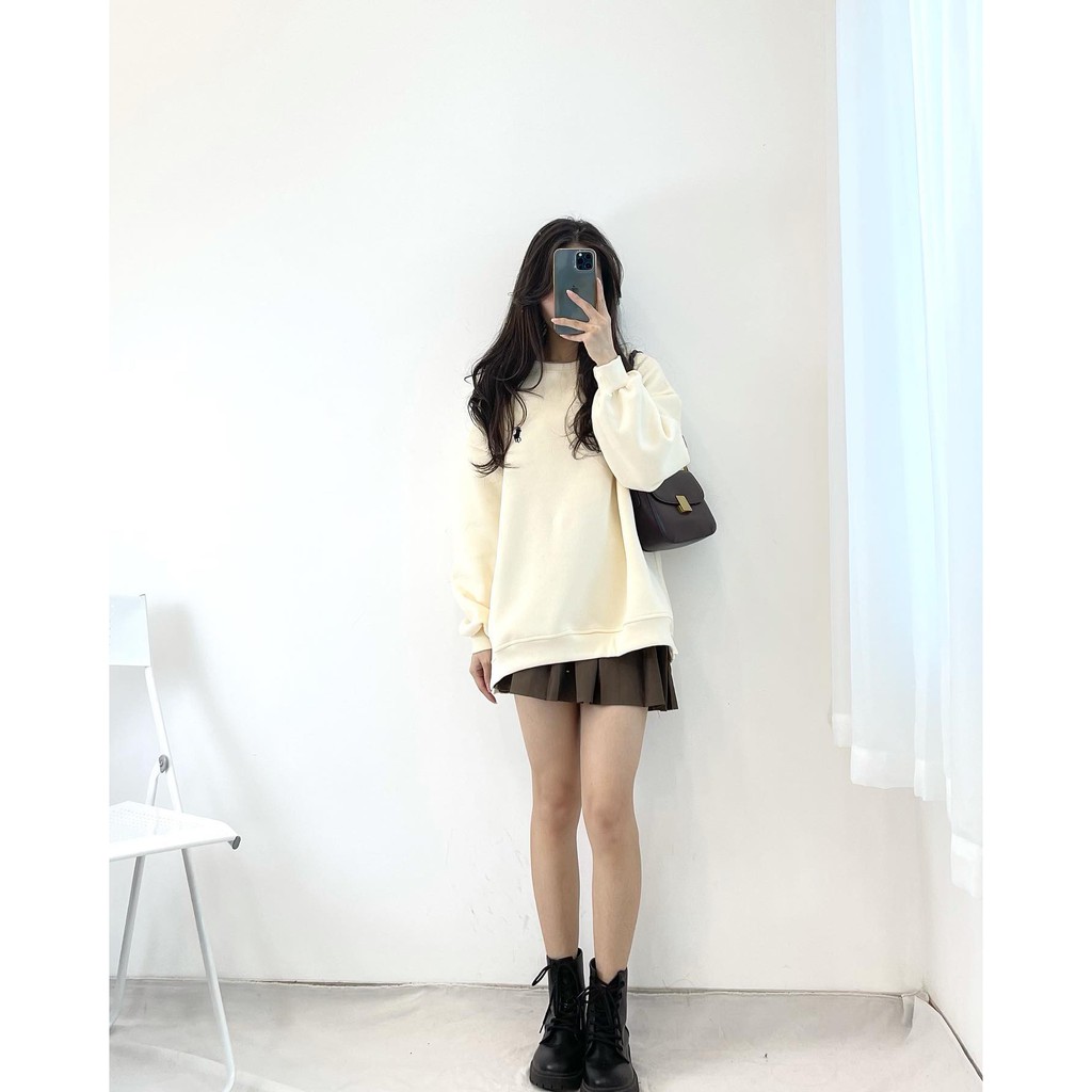 (FREESHIP) Áo sweater thêu hình ngựa hàng quảng châu Miho house