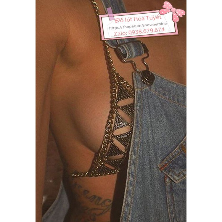 BRALETTE Kim Loại bông hoa cho cô nàng muốn nóng bỏng