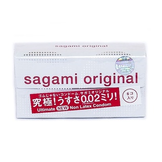 Bao cao su💕Freeship💕sagami 0.02 cao cấp siêu mỏng - 6 chiếc