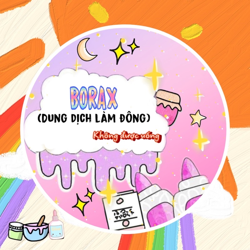 Dung dịch làm đông - Nguyên liệu làm Slime