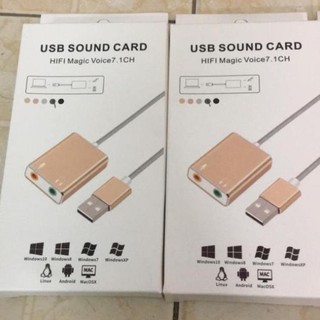 Usb to sound 7.1 nghe nhạc hay hơn hẳn sound on main