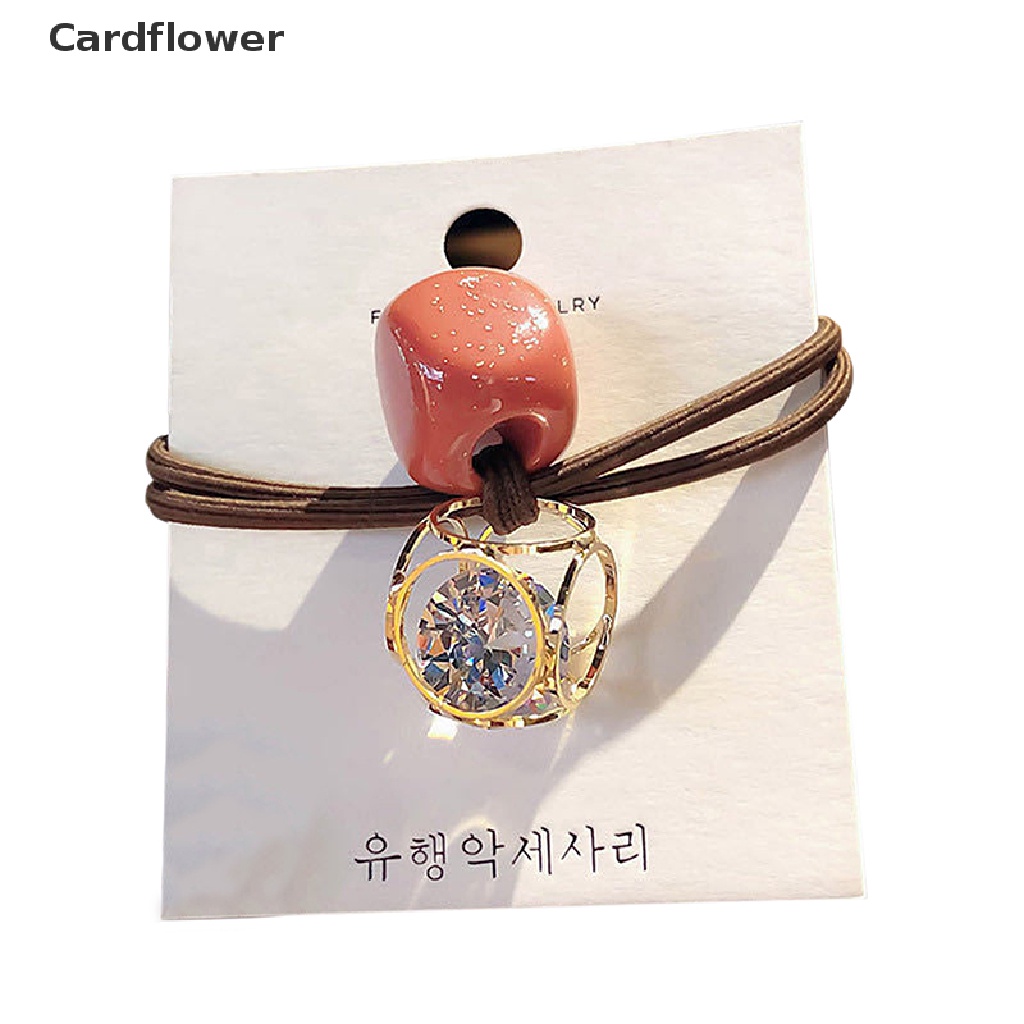 1 Dây Buộc Tóc Đính Đá Thời Trang Dành Cho Nữ