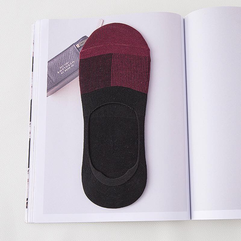 Set Vớ Tàng Hình Caro - Tất Lười Họa Tiết Caro