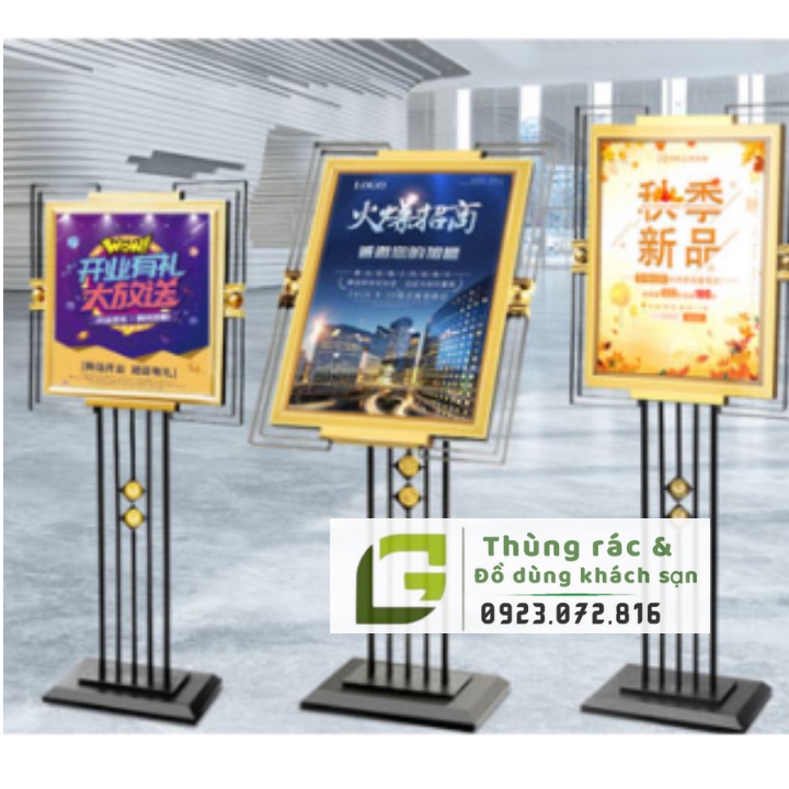 Bảng chỉ dẫn, bảng thông báo nhà hàng, bảng thông báo ngoài trời, màu đen