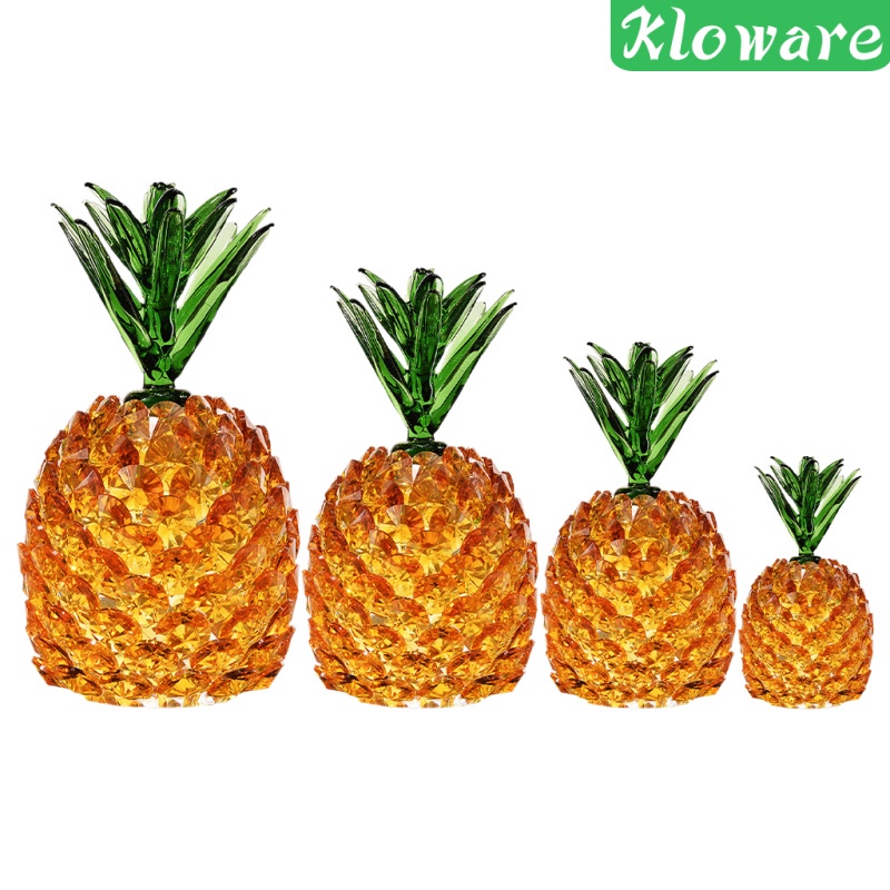 Đồ trang trí Quả Dứa Pha Lê Trang Trí Phòng Khách / Phòng Ngủ Phong Cách Bắc Âu