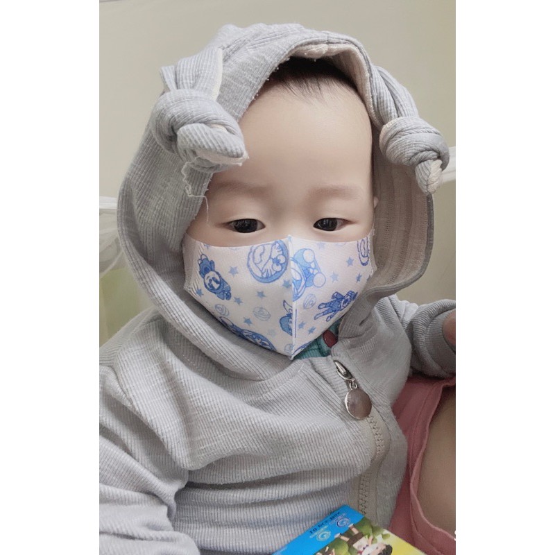 Khẩu Trang Y Tế 5D Trẻ Em Nam Anh - Hộp 10 cái