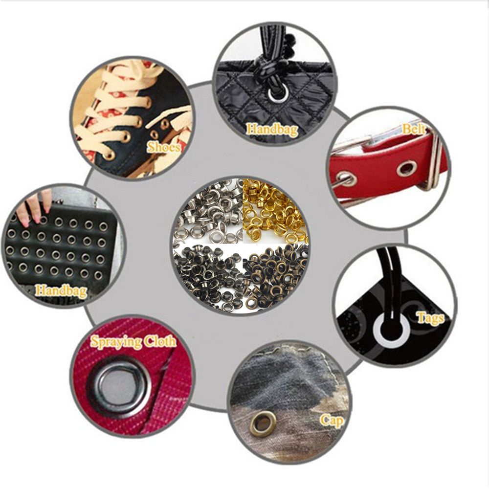 Set 50 Nút Bấm Kim Loại Nhiều Màu Sắc Chuyên Dụng Cho May Quần Áo/Giày Da