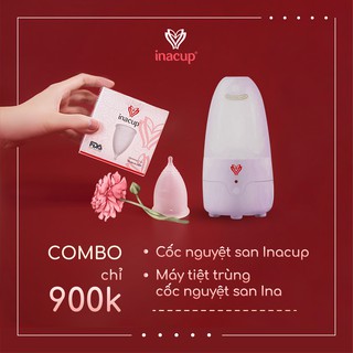 💚FREE SHIP💚Combo cốc nguyệt san Inacup và Máy tiệt trùng Ina