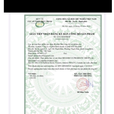 Men Vi Sinh 10 Chủng BioAmicus Complete 10ml-Hàng Chính Hãng