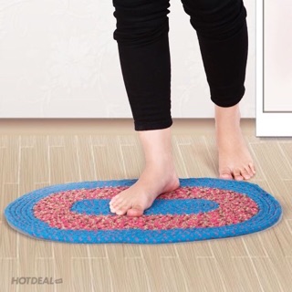 Thảm chùi chân oval siêu thấm tiện lợi