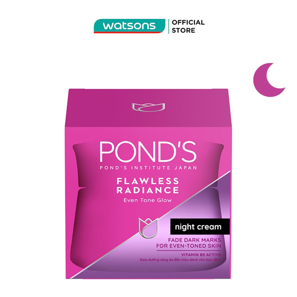 Kem Dưỡng Ẩm Ban Đêm Pond's Flawless Radiance Night Cream Làm Đều Màu Da 50g