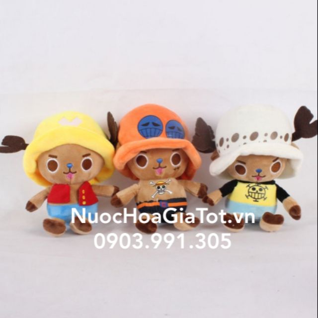 Có sẵn - Gấu bông tony tony chopper 23cm one piece siêu dễ thương