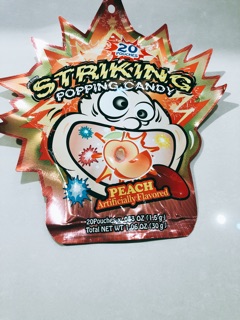 Kẹo Nổ Striking Popping Candy 30g ( 20 gói) ( 10 Mùi)