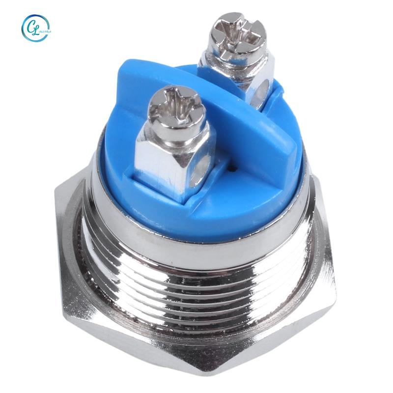 Nút Nhấn Công Tắc Tròn Cao 16Mm Bằng Kim Loại