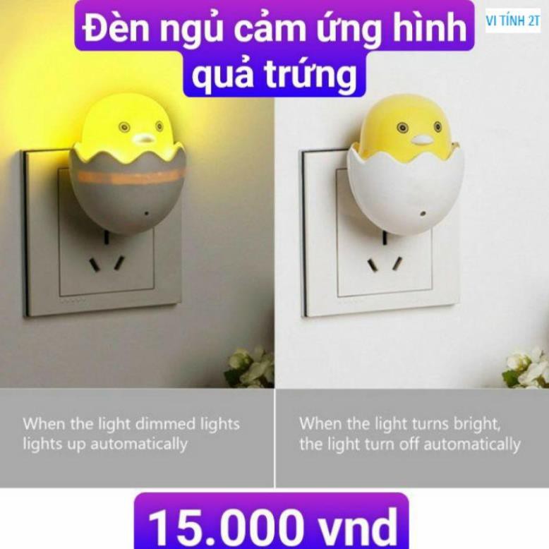 Đèn ngủ cảm ứng hình quả trứng