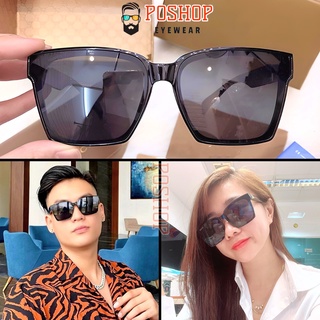 Mắt kính mát nam nữ POSHOP chống tia cực tím UV400 thiết kế ôm sát mặt bản to dễ đeo màu sắc thời trang P5006