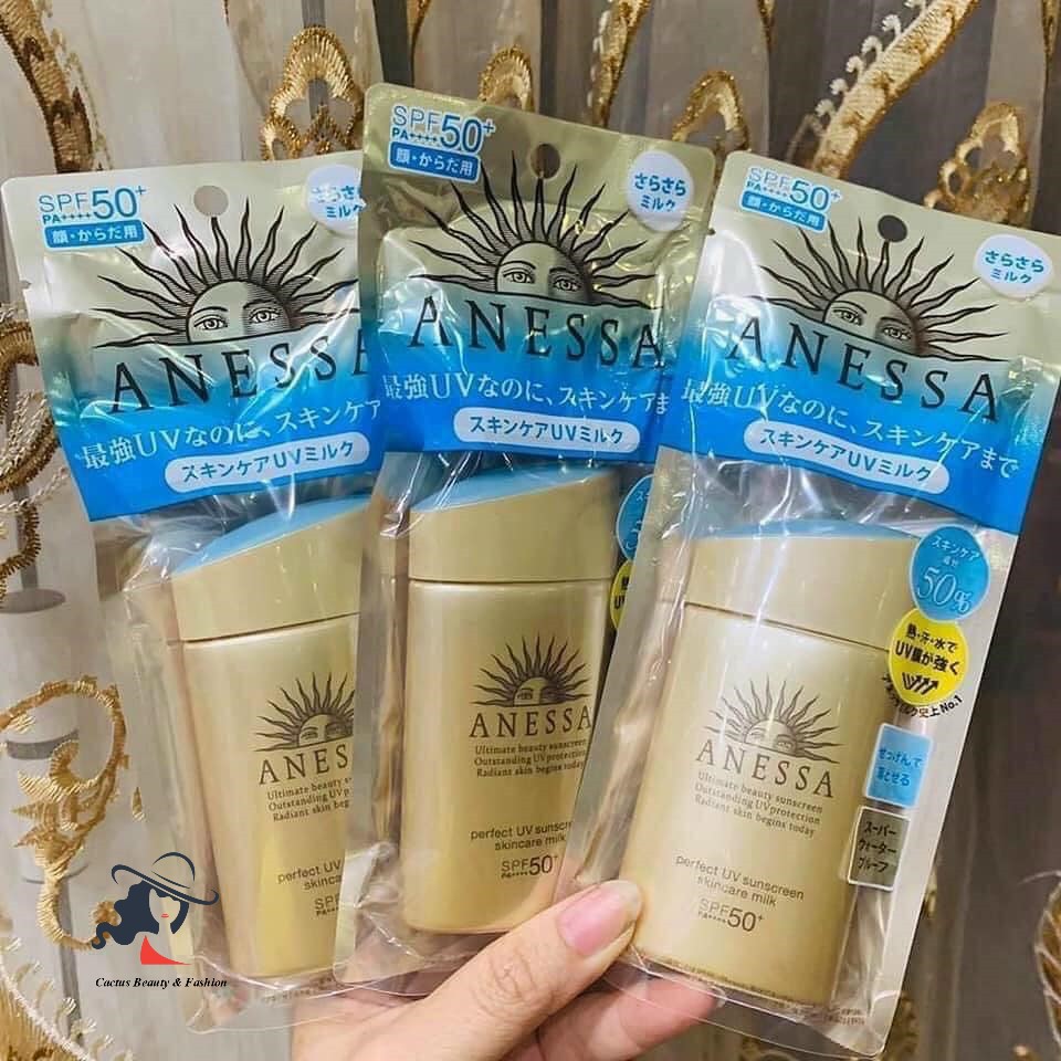 Kem chống nắng dạng sữa Anessa Perfect UV Suncreen Skincare Milk A 60ml