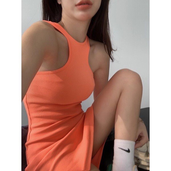 Đầm body ba lỗ Ngược Nữ Basic- Chocomy Shop