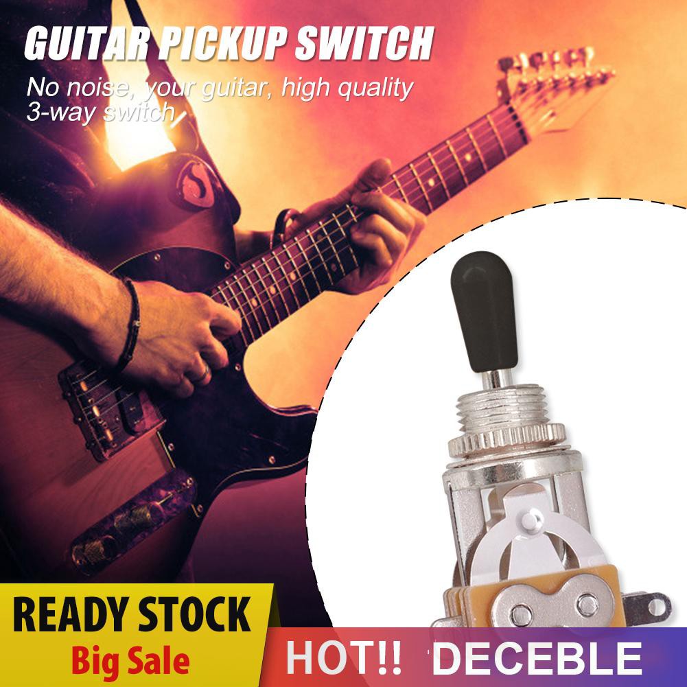 Deceble 3 Way Guitar Selector Pickup Toggle Switch with Tip Cap for Guitarra Parts