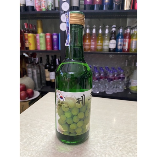 Thùng x 20 Chai Soju Hàn Quốc Jeju 360ml