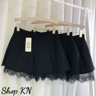 Chân váy xòe phối ren (ảnh chụp thật)
