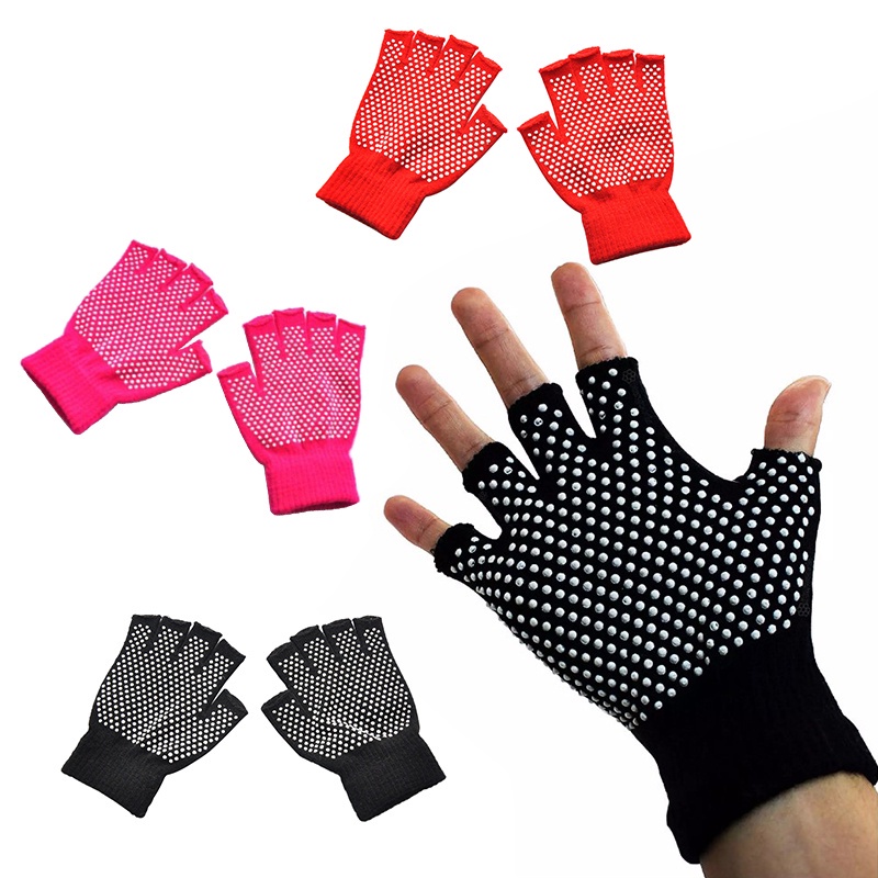 Vớ Yoga Hở Ngón Chống Trượt Bằng Sợi Tổng Hợp Chất Lượng Cao JP5