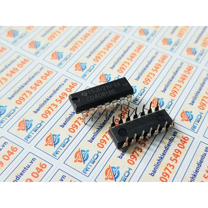 [Combo 5 chiếc] CD4081BE CD4081 4081 IC số kiểu chân DIP-14