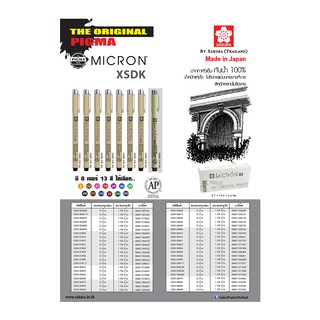 BÚT VẼ KỸ THUẬT SAKURA PIGMA MICRON - BLACK