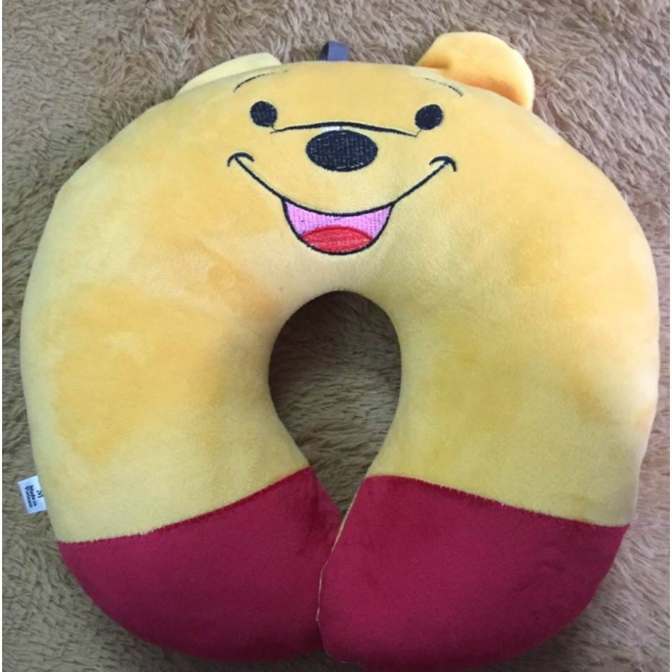 Gối chữ U, Gối kê cổ Gối gấu Pooh cao cấp