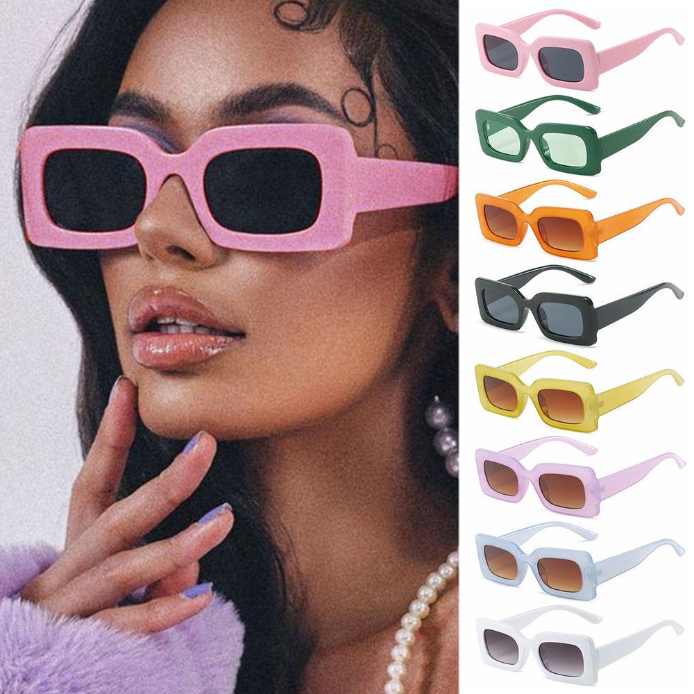 Kính Mát Nữ Gọng Chữ Nhật Chống Tia UV400