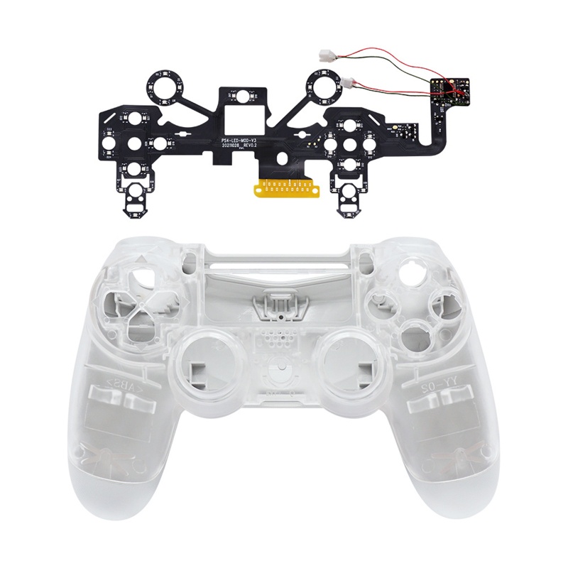 Vỏ Bọc Trong Suốt Thay Thế Nhiều Màu Cho Tay Cầm Điều Khiển Chơi Game Pro