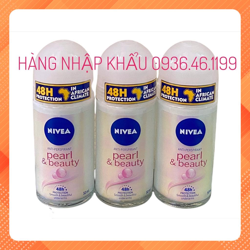 (Chính Hãng)Lăn nách khử mùi nivea Ngọc trai của Đức loại to 50ml