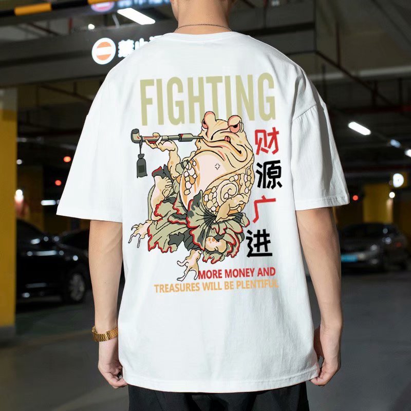 Fashion Men's Short Sleeve Round Neck T-shirt