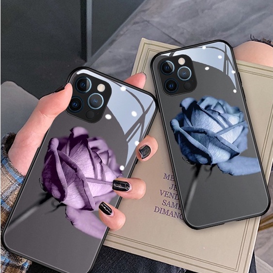 Ốp lưng iphone Điện Thoại Kính Cường Lực Vẽ Hình Thời Trang Dành Cho  13 Pro Max 12 mini 11 Pro Max X XS XR 8 7 plus