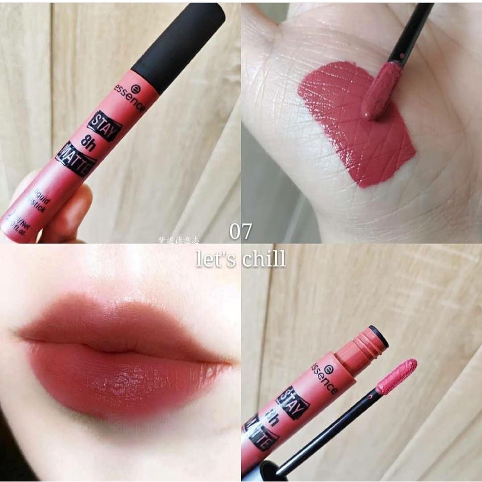 [Bill Đức]Son kem SIÊU LỲ Essence Stay 8H Matte Liquid Lipstick