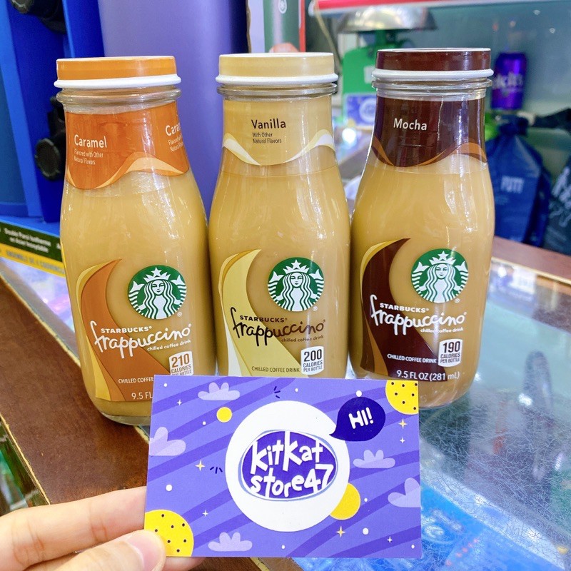 [ 4 VỊ ] CÀ PHÊ CHAI STARBUCKS FRAPPUCCINO CỦA MỸ