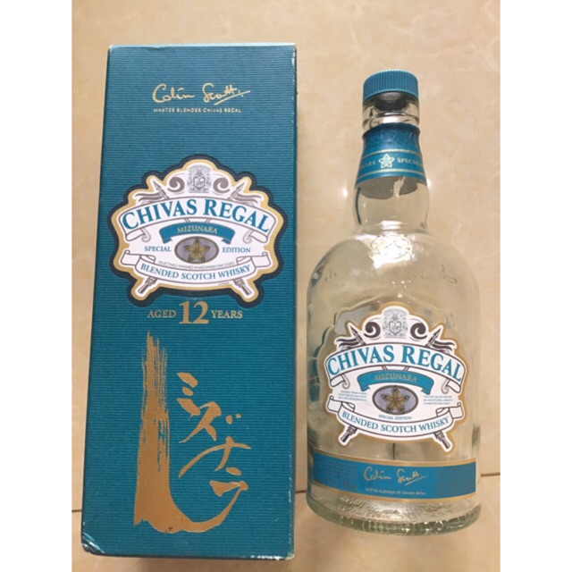 Vỏ chai rượu Chivas 12 loại 750ml