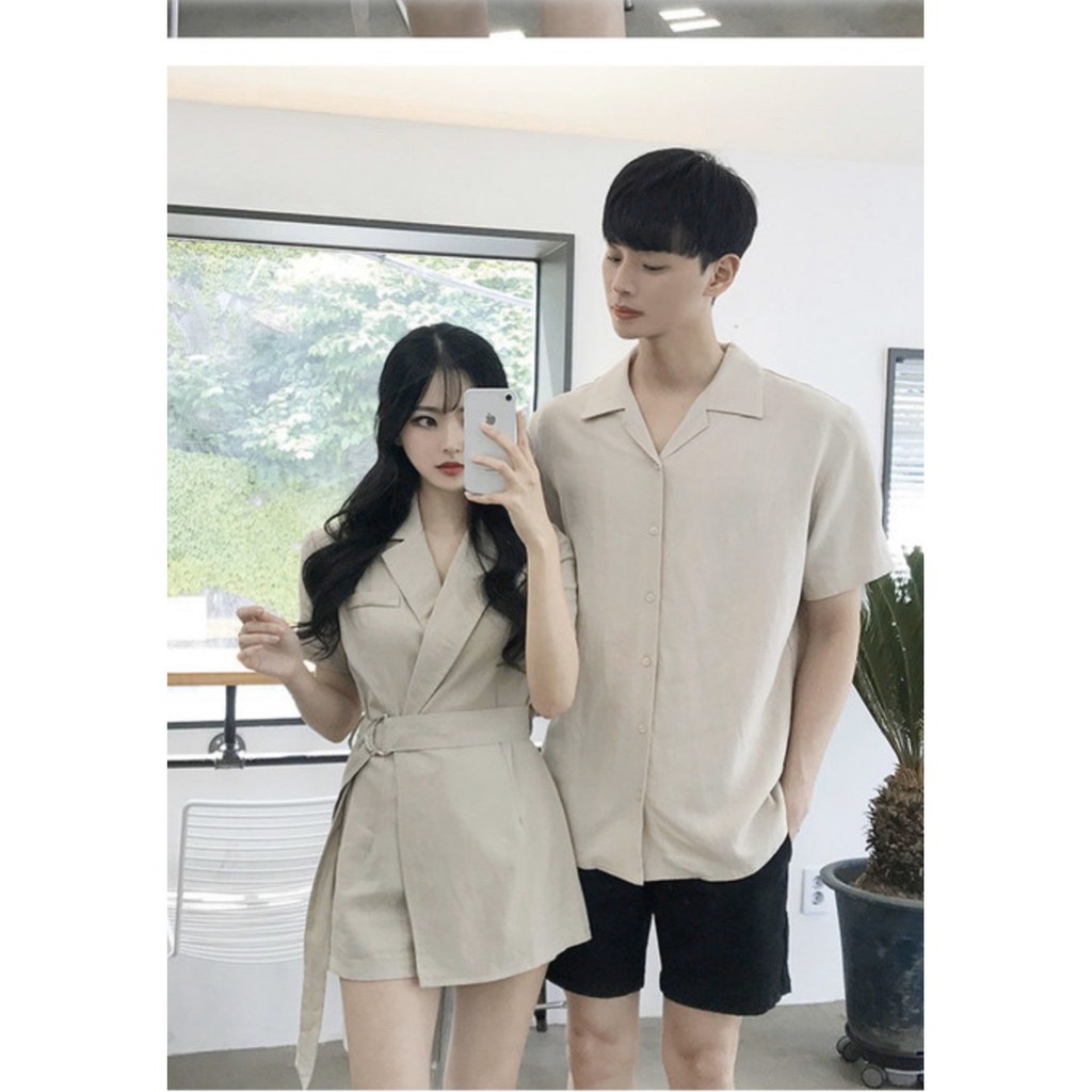 Set đồ đôi nam nữ đáng iu chụp hình cưới, du lịch cao cấp