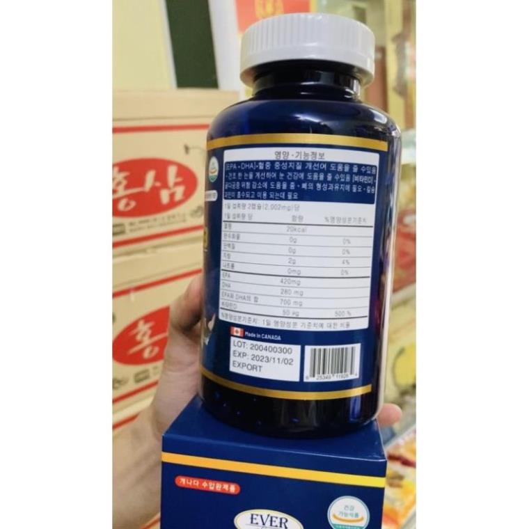 Viên mega bổ sung DHA Hộp 300 Viên - Chính Hãng