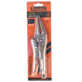 Kìm chết mũi nhọn 9inch asaki ak-8264