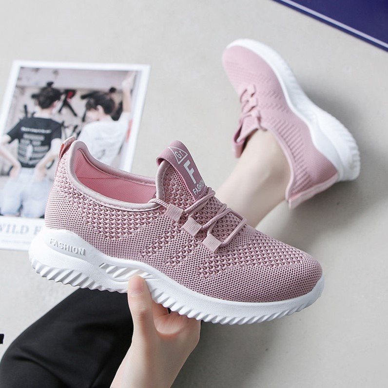 Giày thể thao nữ siêu êm CỰC HOT giày Sneaker đế làm từ chất liệu Cao Su Non siêu mềm, vải dệt Thoáng khí