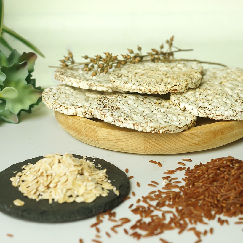 Combo 2 bánh gạo lứt ăn kiêng FitRice  - Hỗ trợ giảm cân, siết cơ, tập gym, eat clean