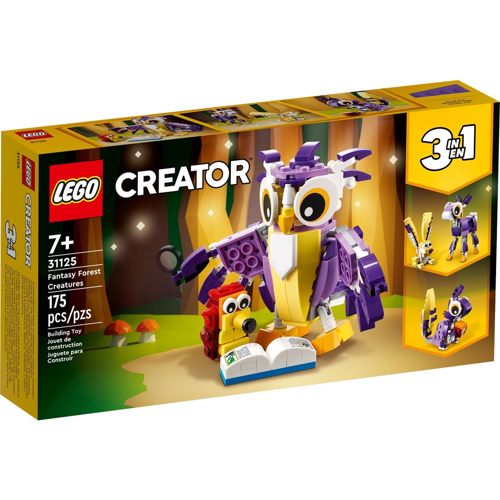 LEGO 31125 Creator - Sinh vật rừng xanh