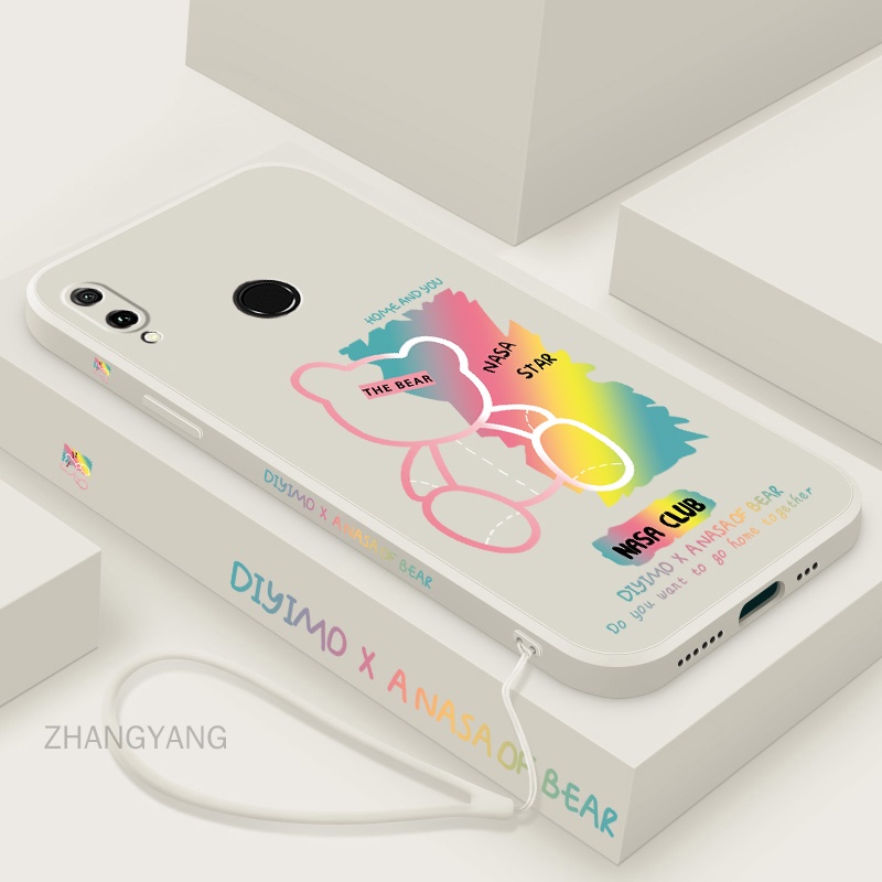 Ốp Điện Thoại TPU Silicon Thẳng Viền Dọc Kèm Dây Đeo Cho Redmi 8 Redmi 8a note 7 7 6 6a