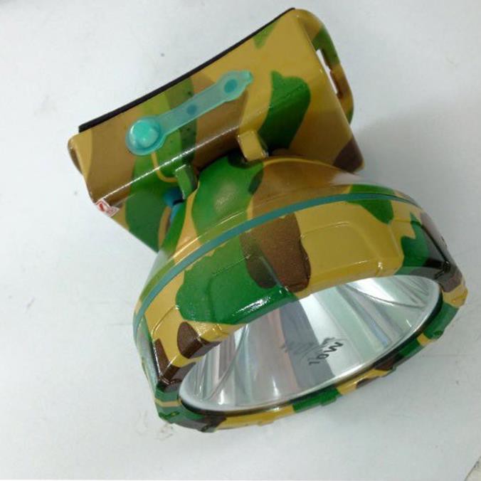 Đèn pin đội đầu siêu sáng A3 Màu Xanh Rêu ST2S695