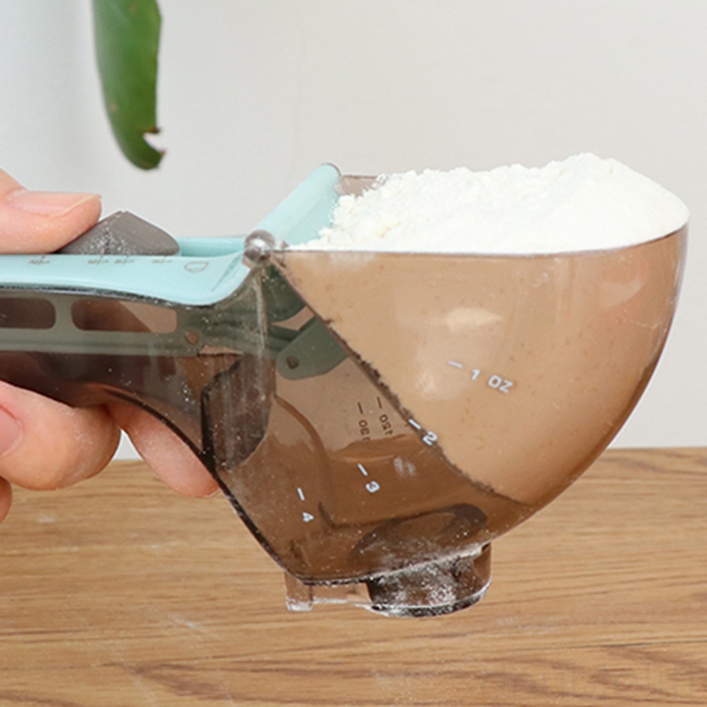 Muỗng Đong Bột Đa Năng Bằng Nhựa Có Thể Điều Chỉnh