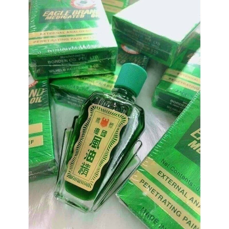 Dầu gió xanh loại 2 nắp 24ml, dầu nóng