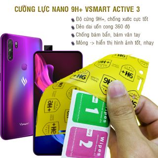 Dán cường lực dẻo nano Vsmart Active 3
