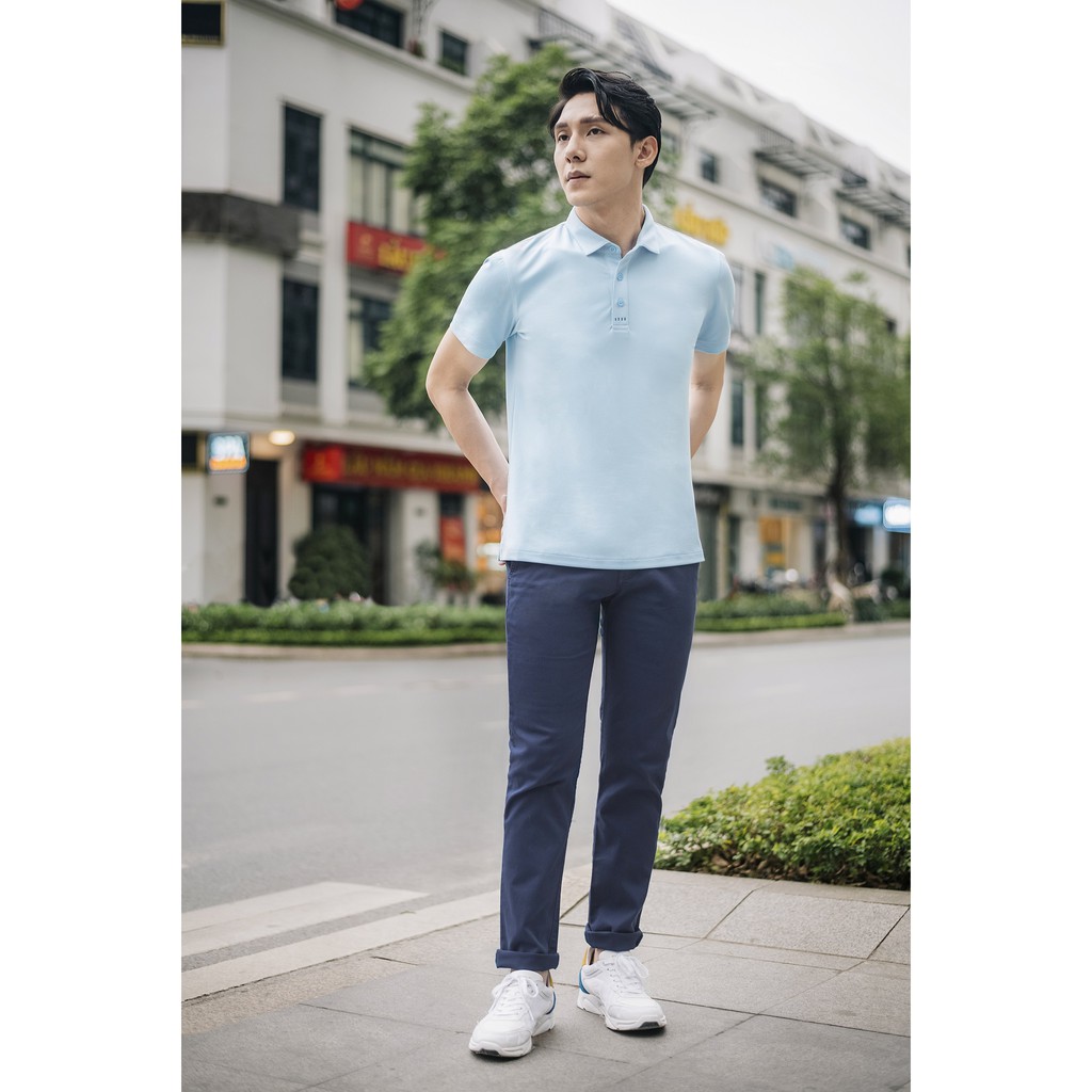 Áo polo nam cổ bẻ Biman by Biluxury 5APCB006XPA vải thun trơn form chuẩn trẻ trung lịch lãm | BigBuy360 - bigbuy360.vn